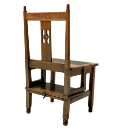 Jac. van den Bosch 't Binnenhuis Art Deco Library Chair or Library Steps, 1916